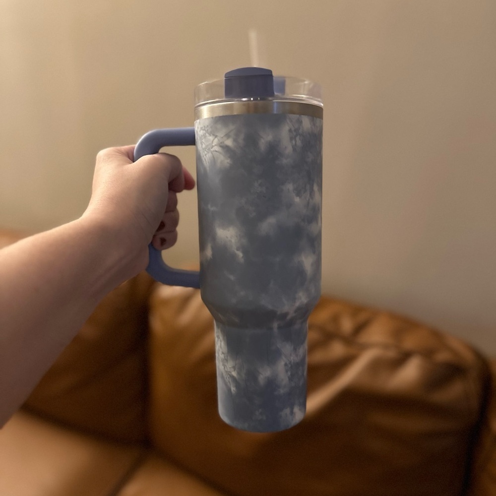 RARE - Ocean Blue Tie-Dye Stanley 40 oz Tumbler​